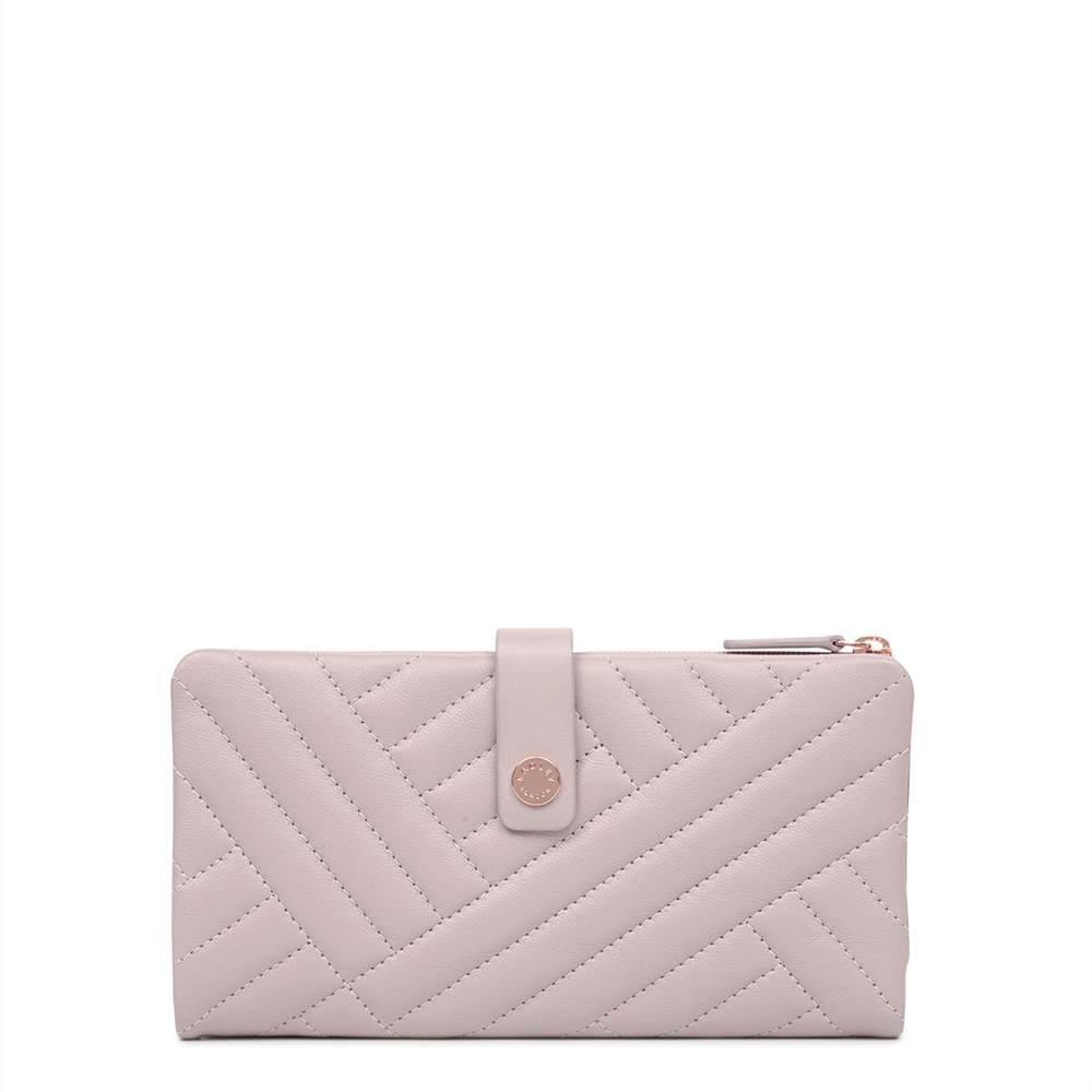 Radbags-London Zip Wallets Larks Wood Large Folded Matinee Pale Pink