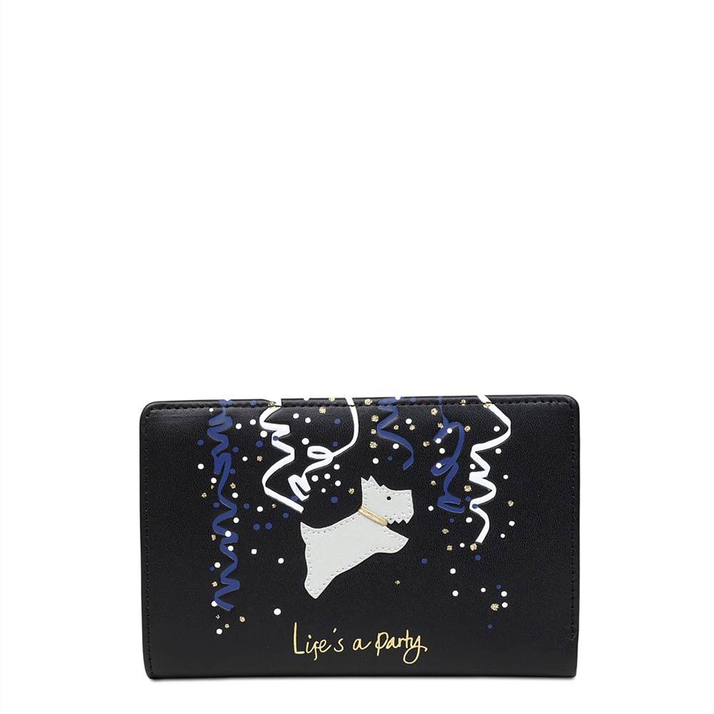 Radbags-London Zip Wallets Lifes A Party Medium Zip-Top Wallet Black