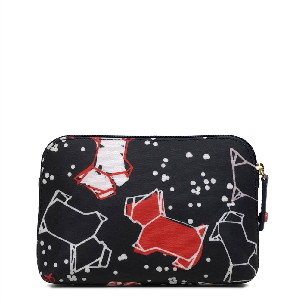 radley scarf sale | radley london open top tote | Rad-London bags Zip Wallets Speckle Dog Small Zip-Top Pouch Ink Blue